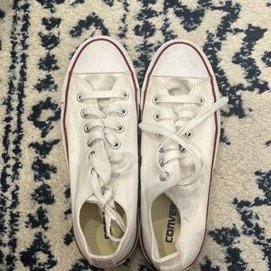 White low top converse